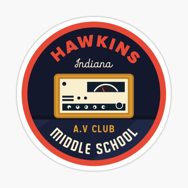 Hawkins AV Club Sticker