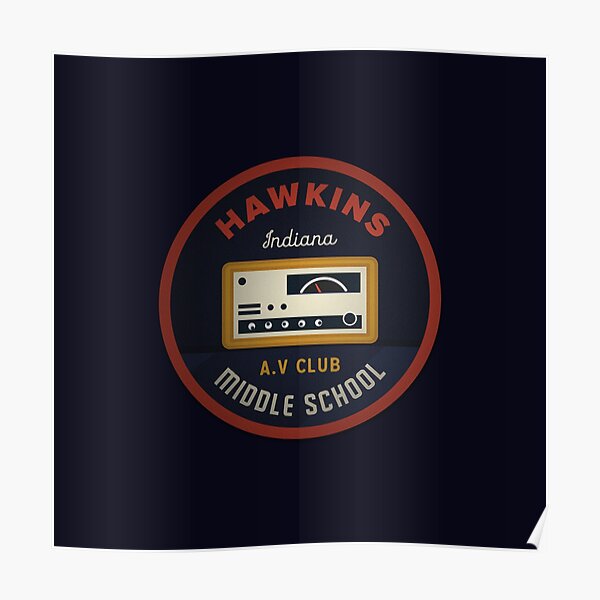 Hawkins AV Club Poster