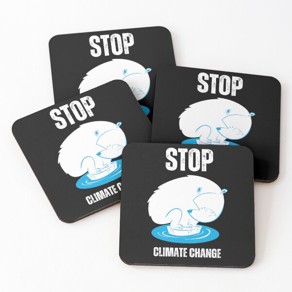 Item preview, Polar Bear - STOP Climate Change designed and sold by ArtCreativeSACB.