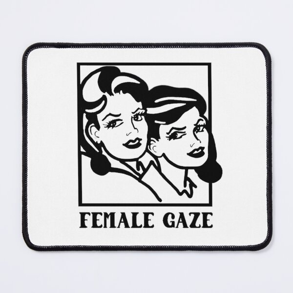 Item preview, Female Gaze Sticker designed and sold by catvclark.