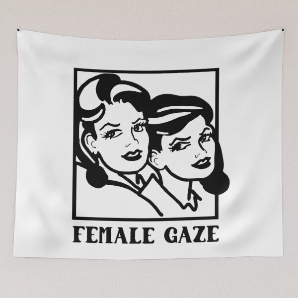 Item preview, Female Gaze Sticker designed and sold by catvclark.