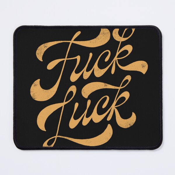 Artikelvorschau, Fuck Luck / Vintage-Schriftzug entworfen und verkauft von TinyQueenArt.