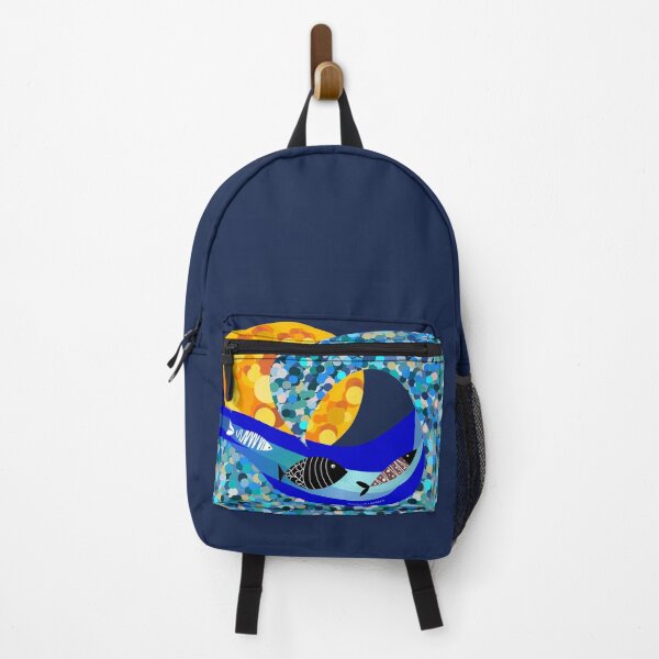 Item preview, Mosaic ocean scene for wild open water swimmers, deep sea divers. Caroline Laursen Original designed and sold by Caroline Laursen.