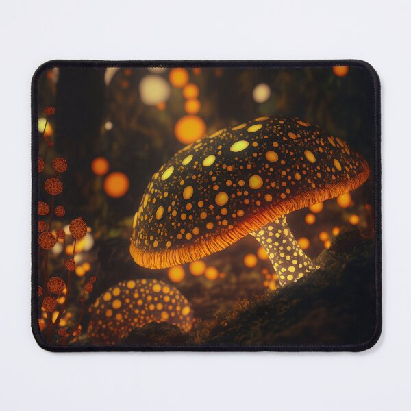 Item preview, Glowing mushrooms 1 designed and sold by Red Witch Art.