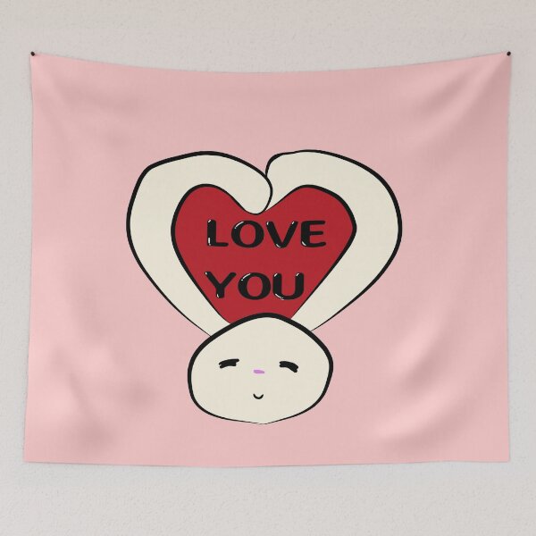 Item preview, Love you bunny design designed and sold by NobodyMadeThis.