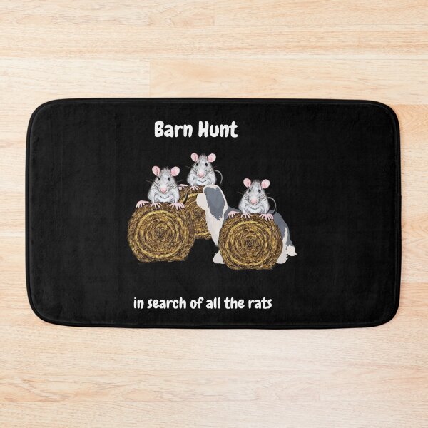Item preview,  Funny Barn Hunt - in search of all the rats with a Bearded Collie designed and sold by Just4doglovers.