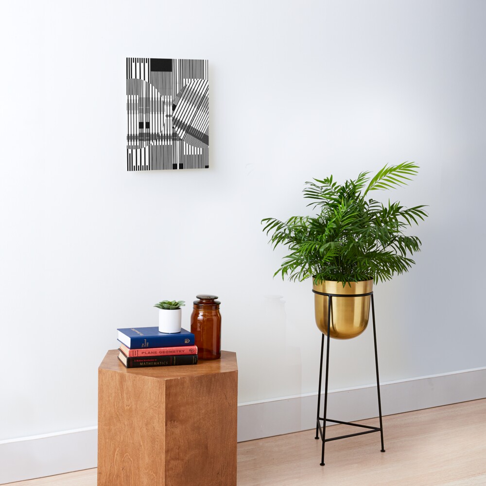 GLOBAL GLITCH I - URBAN NATURE SERIES Mounted Print