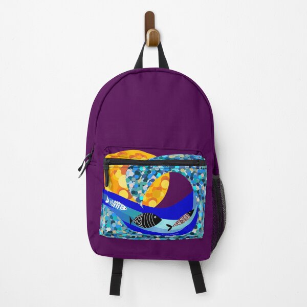 Item preview, Mosaic ocean scene for wild open water swimmers, deep sea divers. Caroline Laursen Original designed and sold by Caroline Laursen.
