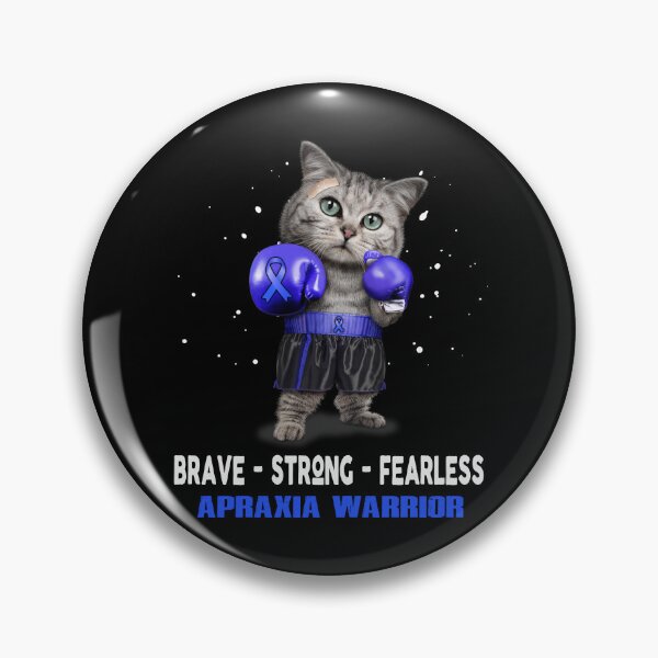 Item preview, Apraxia Warrior - BRAVE STRONG FEARLESS designed and sold by Berriosly.