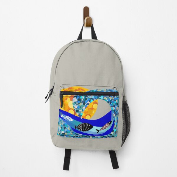 Item preview, Mosaic ocean scene for wild open water swimmers, deep sea divers. Caroline Laursen Original designed and sold by Caroline Laursen.