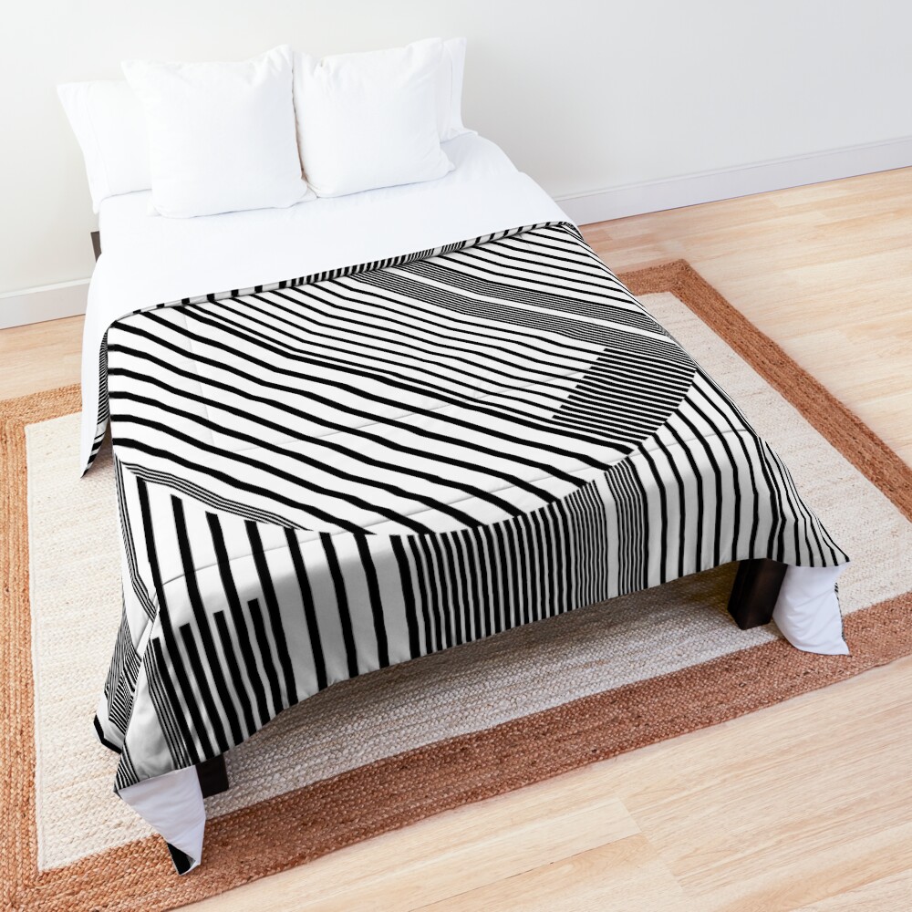 GLOBAL GLITCH VII PART2 - URBAN NATURE SERIES Comforter