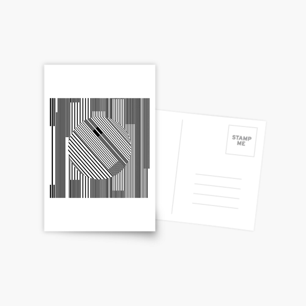 GLOBAL GLITCH VII PART2 - URBAN NATURE SERIES Postcard