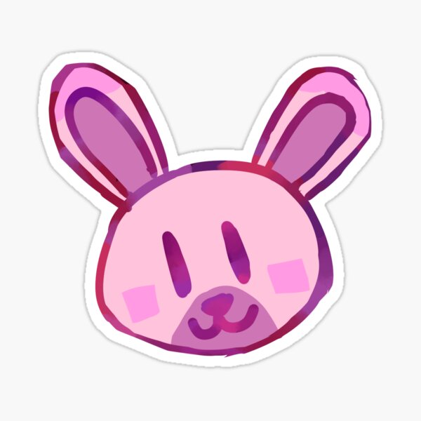 Pink Rabbit Sticker