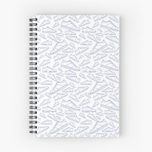 Item preview, Royal Blue and White Sneakers Print designed and sold by overlychromatic.