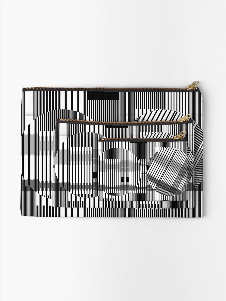 Alternate view of GLOBAL GLITCH I - URBAN NATURE SERIES Zipper Pouch