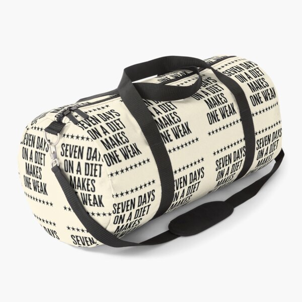 Item preview, Seven Days On A Diet Makes One Weak - Funny Puns designed and sold by FunnyFactDesign.