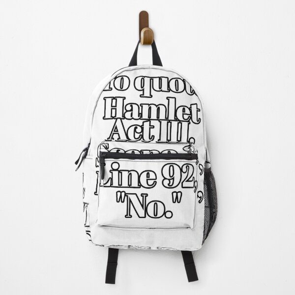 Item preview, Hamlet Quote - "No." designed and sold by SilverAndGolden.