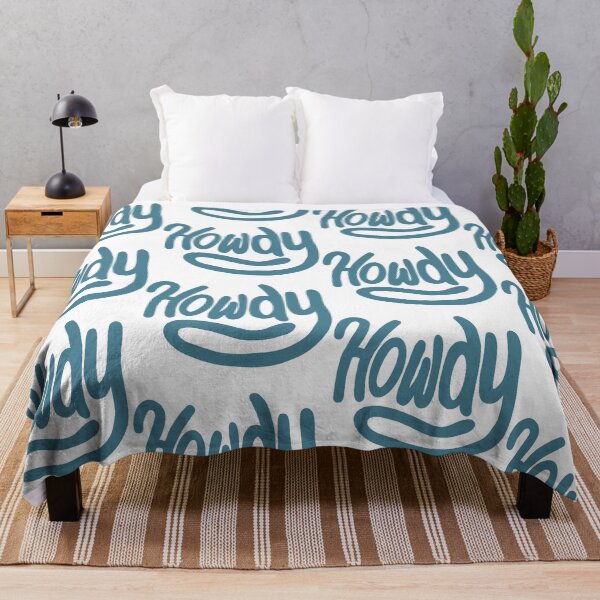 Item preview, Teal Blue “Howdy” designed and sold by HappilyEnzo.
