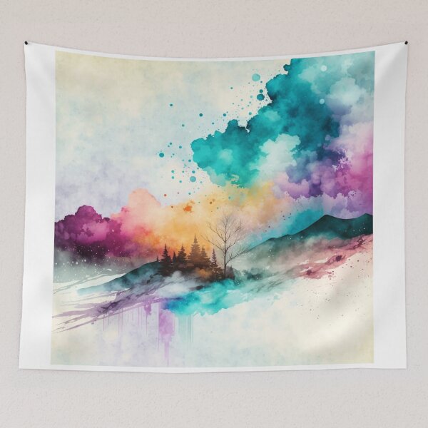Item preview, Relaxing Watercolor #30 designed and sold by Avocado Design Studio.