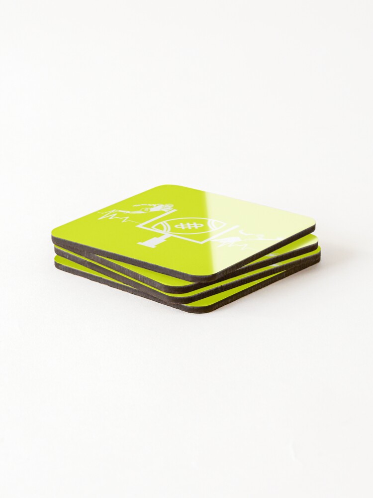 Thumbnail 4 of 5, Coasters (Set of 4), PASS IT RUN IT designed and sold by RiseSetOnline.