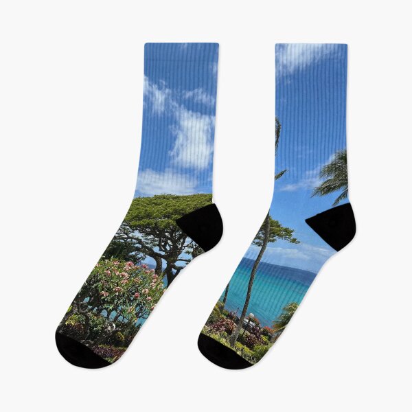 Item preview, Maui Palm Tree Ocean View designed and sold by Lara-vez.