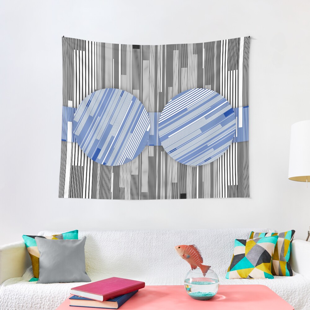 GLOBAL GLITCH XII PART1 - URBAN NATURE SERIES Tapestry