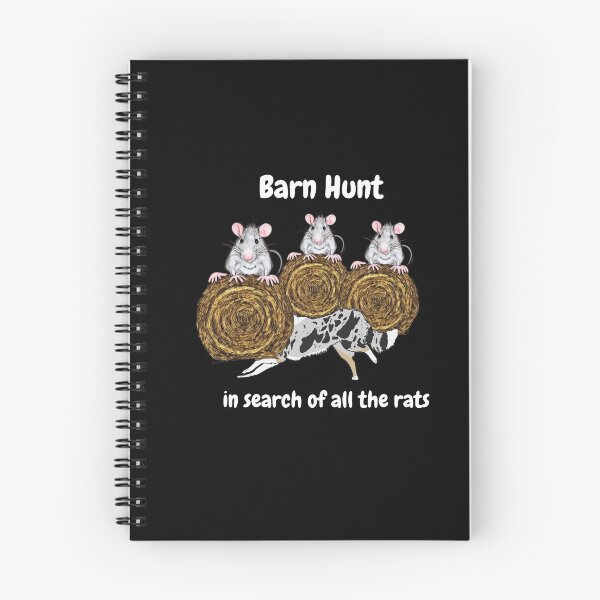 Item preview, Funny Barn Hunt - in search of all the rats with a Blue Merle Border Collie designed and sold by Just4doglovers.