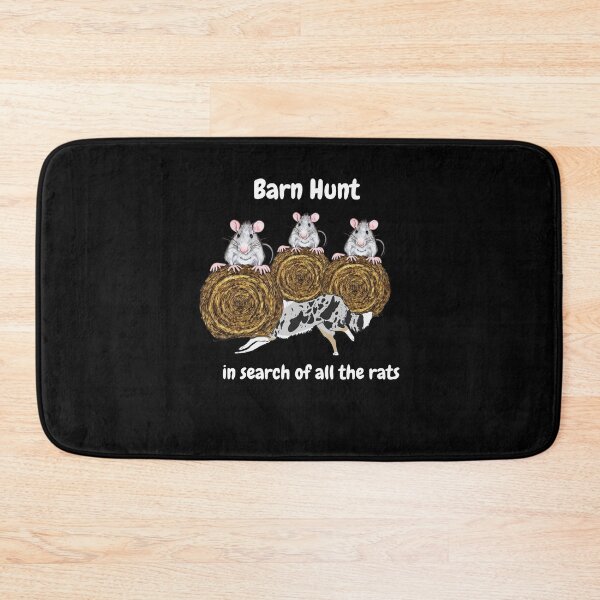 Item preview, Funny Barn Hunt - in search of all the rats with a Blue Merle Border Collie designed and sold by Just4doglovers.
