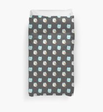 Owls Wedding Bride and Groom Duvet Cover