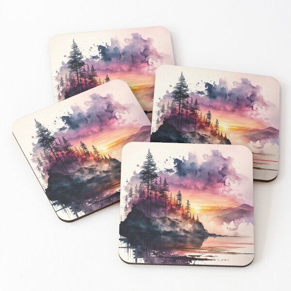Item preview, Relaxing Watercolor #32 designed and sold by Avocado Design Studio.