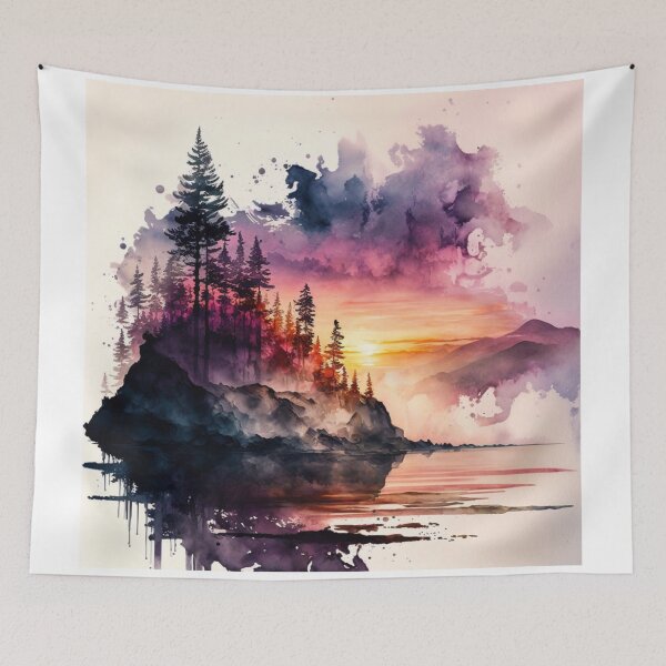Item preview, Relaxing Watercolor #32 designed and sold by Avocado Design Studio.