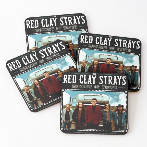 Item preview, moment of truth red clay starys band designed and sold by mannabolt.