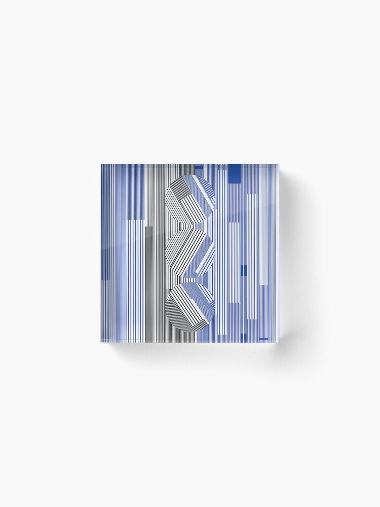 Alternate view of GLOBAL GLITCH XIV PART1 - URBAN NATURE SERIES Acrylic Block