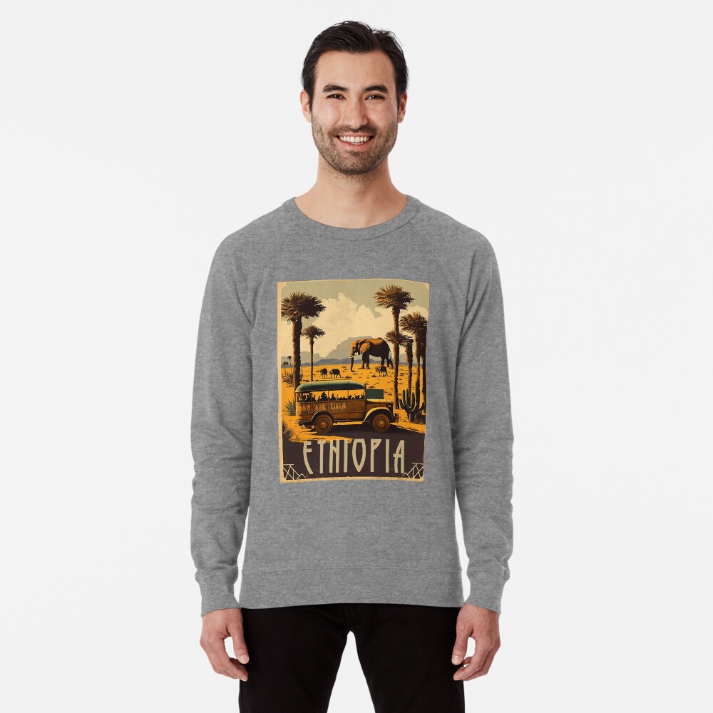 Item preview, Lightweight Sweatshirt designed and sold by OldTravelArt.