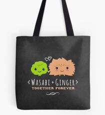 Wasabi and Ginger Together Forever Tote Bag