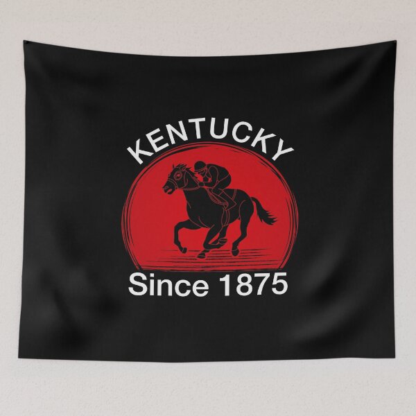 Item preview, Kentucky Since 1875 Derby Day Tee, Funny Derby Suit Kentucky Jockey Silhouette Design designed and sold by PrintOfi.