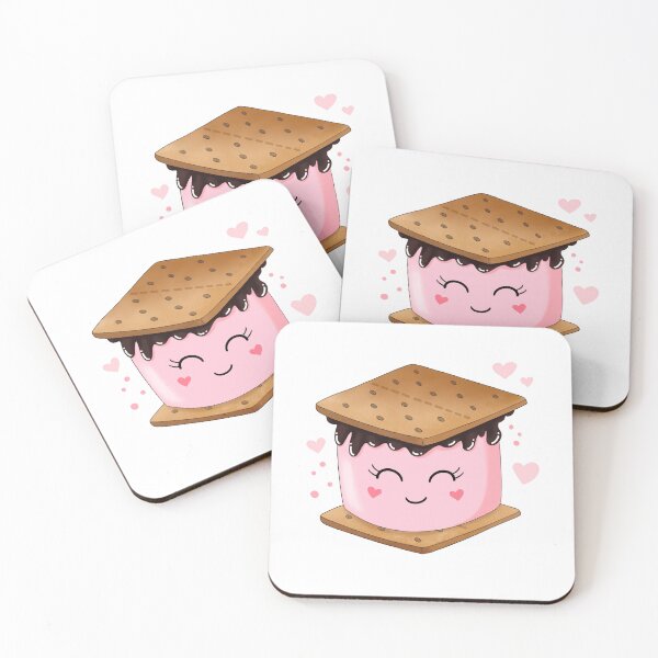 Item preview, Pink Marshmallow Smores designed and sold by DesignByLeesh.