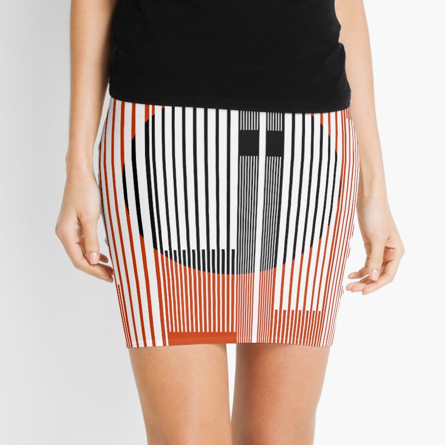 GLOBAL GLITCH XVII - URBAN NATURE SERIES Mini Skirt