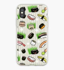 Sushi Characters Pattern iPhone Case