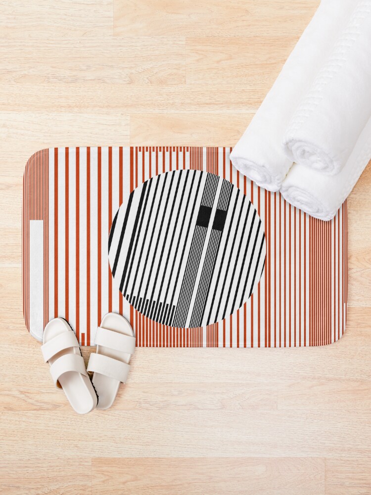 Alternate view of GLOBAL GLITCH XVIII - URBAN NATURE SERIES Bath Mat