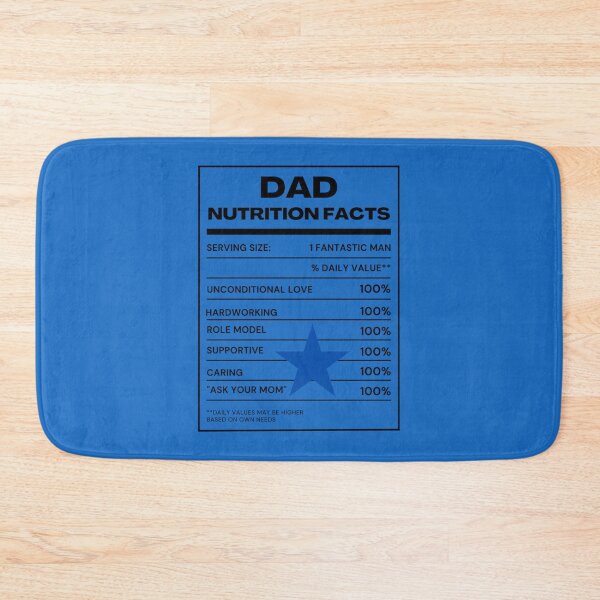 Item preview, DAD nutrition Facts sheet design minimalist  designed and sold by Victornewyork.