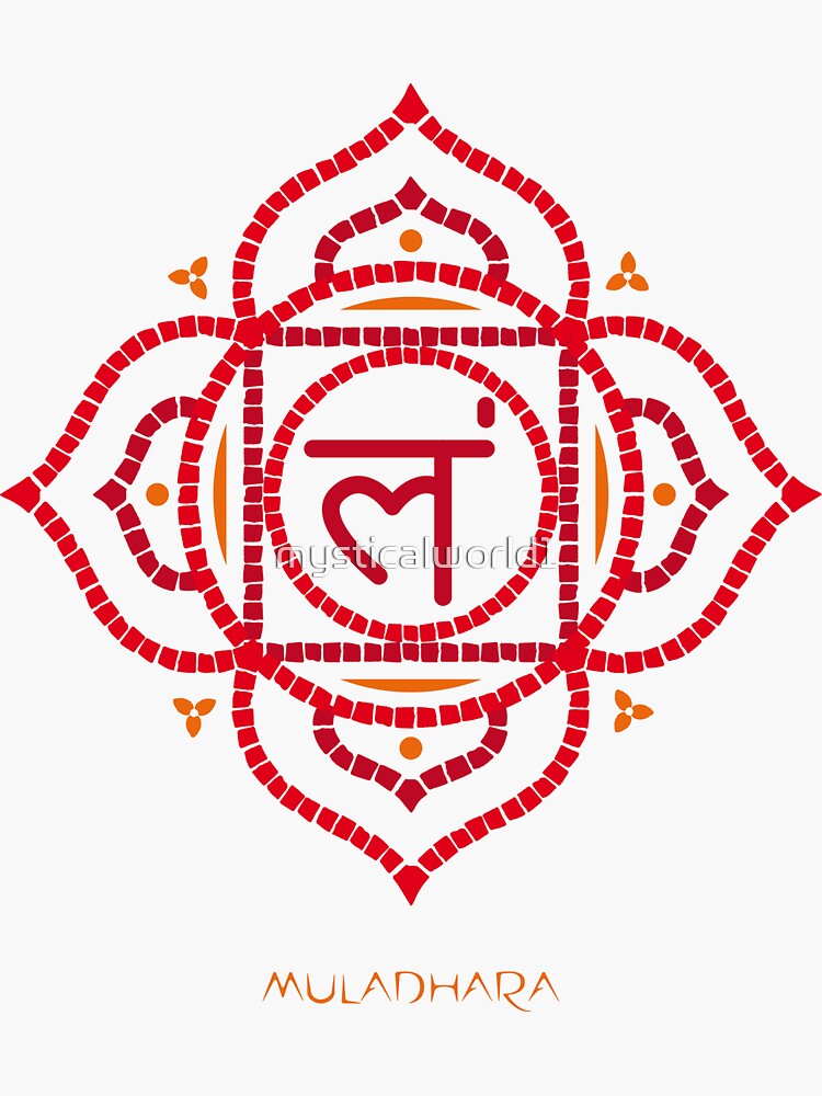 Heart Chakra Harmony - Anahata Chakra Yoga - Style mosaic Sticker