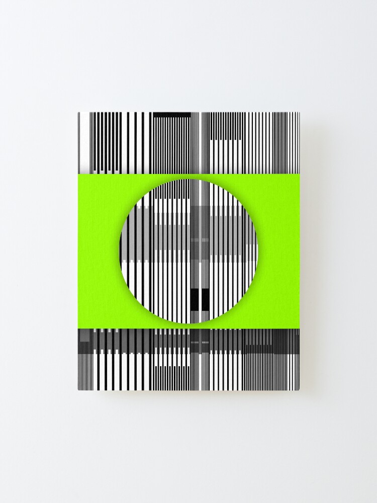 Alternate view of GLOBAL GLITCH X - URBAN NATURE SERIES Mounted Print
