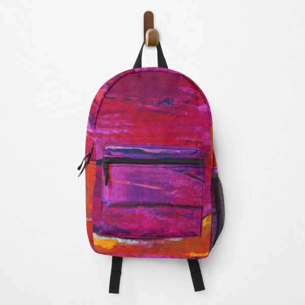 Item preview, Abstract Sunset - Colorfield art - Orange, red and purple designed and sold by Inomaly Art.