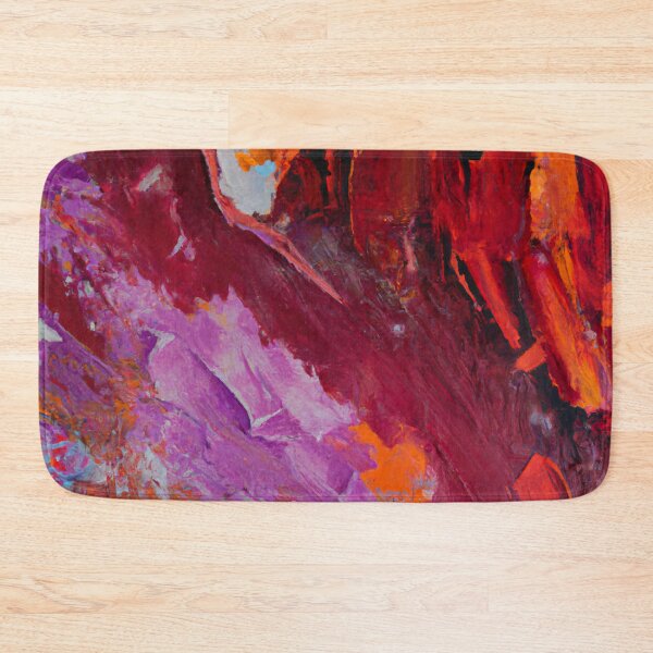 Item preview, Abstract Oil Painting - Purple, Red and Burgundy designed and sold by Inomaly Art.