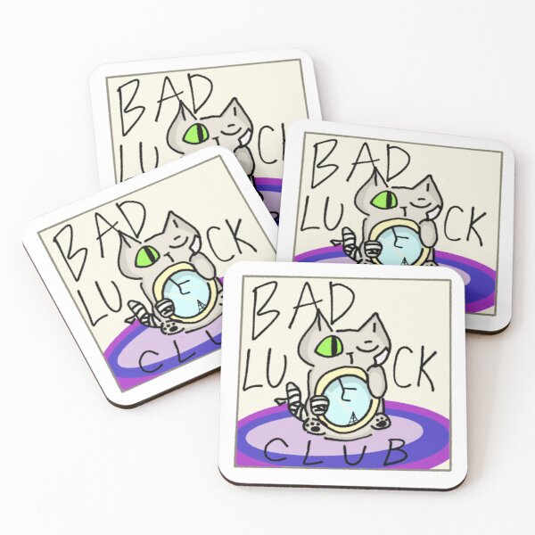 Item preview, Bad luck club cat design designed and sold by ScratCentral.
