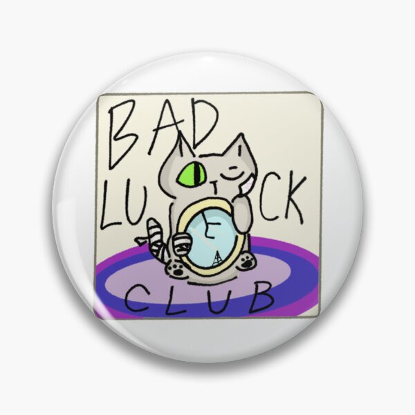 Item preview, Bad luck club cat design designed and sold by ScratCentral.