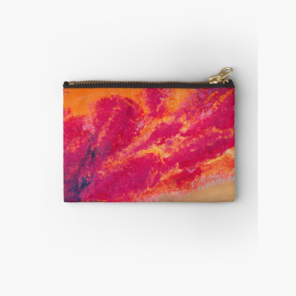 Item preview, Abstract art - Color Field - Rich watercolour in Pink and Orange designed and sold by Inomaly Art.