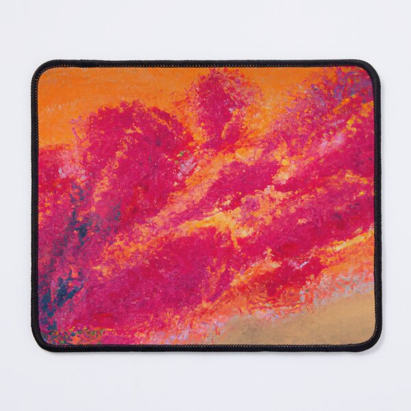 Item preview, Abstract art - Color Field - Rich watercolour in Pink and Orange designed and sold by Inomaly Art.