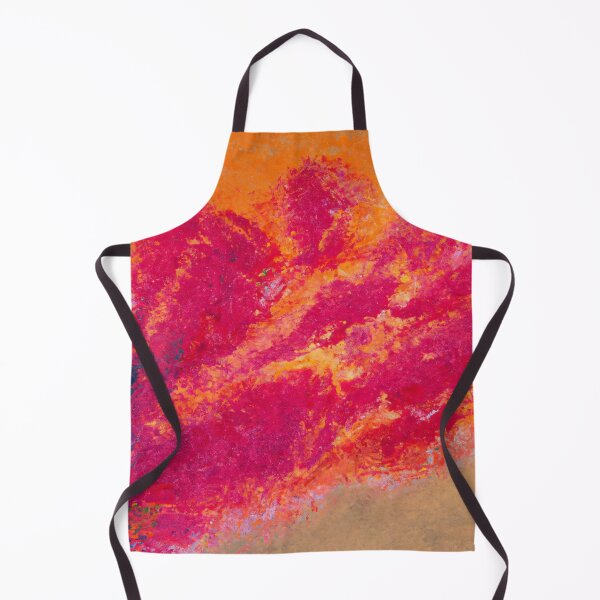 Item preview, Abstract art - Color Field - Rich watercolour in Pink and Orange designed and sold by Inomaly Art.